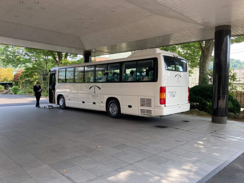 JR仙台駅～「TAOYA秋保」との間の送迎バス